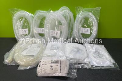 Job Lot Including 1 x Pulmodyne Nasal Mask, 5 x Lowenstein Medical Breathing Tubes, Various Lowenstein Medical Connection Tubes and Lowenstein Medical Accessories *All in Date* (Unused)