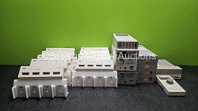 Mixed Lot Including 2 x Drager Infinity PiCCO-Technology Modules, 7 x Drager Infinity HemoMed Units, 2 x GE SAM Smart Anesthesia Multi-Gas Modules, 1 x GE Tram 450SL Module, 4 x GE Solar Capnostat Modules, 1 x S&W Athena Type 9225 NIBP Unit and 1 x Life-