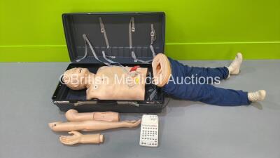 Laerdal ALS Skill Trainer with Laerdal Heartsim 200 in Case (Powers Up)