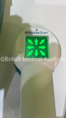 Verathon BVI 9400 Bladder Scanner on Stand with Transducer and Battery (Powers Up) *S/N B4303647* - 3