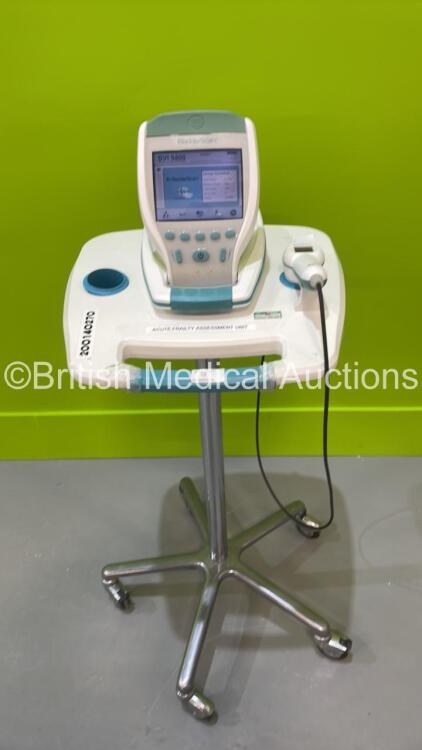 Verathon BVI 9400 Bladder Scanner on Stand with Transducer and Battery (Powers Up) *S/N B4019969*