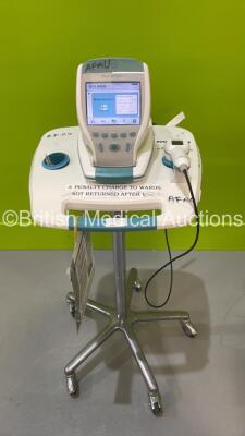 Verathon BVI 9400 Bladder Scanner on Stand with Transducer and Battery (Powers Up) *S/N B4019966*