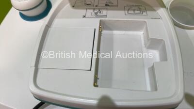 Verathon BVI 9400 Bladder Scanner on Stand with Transducer - No Battery (Draws Power with Blank Screen) *S/N B4303645 * - 4