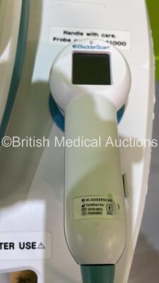 Verathon BVI 9400 Bladder Scanner on Stand with Transducer (Powers Up with Stock Battery - Not Included) *S/N B4019966* - 3