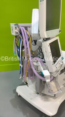 Datex-Ohmeda Aisys Anaesthesia Machine Software Version 08.01 with GE B850 Monitor, GE E-CAiOV-00 Gas Module with Spirometry Option, GE E-PSMP-01 Module with Various Leads , Bellows and Hoses (Powers Up) *S/N ANAS01269* - 5