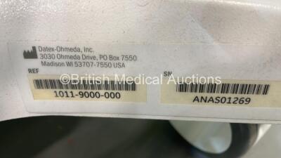 Datex-Ohmeda Aisys Anaesthesia Machine Software Version 08.01 with GE B850 Monitor, GE E-CAiOV-00 Gas Module with Spirometry Option, GE E-PSMP-01 Module with Various Leads , Bellows and Hoses (Powers Up) *S/N ANAS01269* - 8