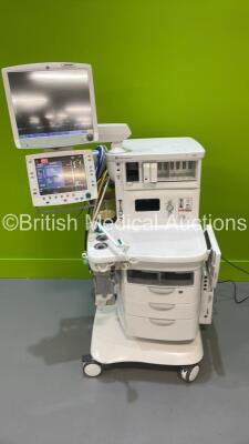 Datex-Ohmeda Aisys Anaesthesia Machine Software Version 08.01 with GE B850 Monitor, GE E-PSMP-01 Module with Various Leads , Bellows and Hoses (Powers Up) *S/N ANAS01269*