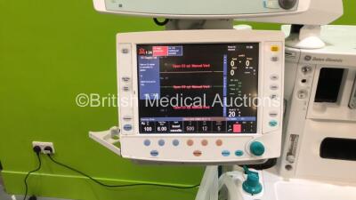 Datex-Ohmeda Aisys Anaesthesia Machine Software Version 08.01 with GE B850 Monitor, Bellows and Hoses (Powers Up) *S/N ANAS01270* - 3