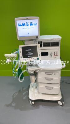 Datex-Ohmeda Aisys Anaesthesia Machine Software Version 08.01 with GE B650 Monitor, Bellows and Hoses (Powers Up) *S/N ANAS01274*