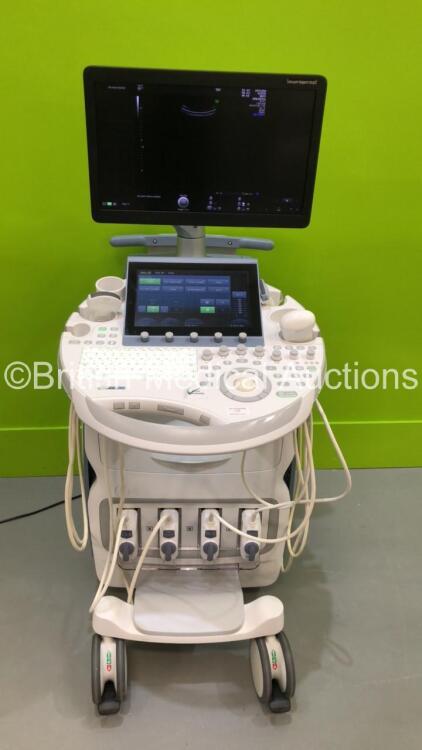 GE Voluson E10 Flat Screen Ultrasound Scanner Ref BT21 S N E80752