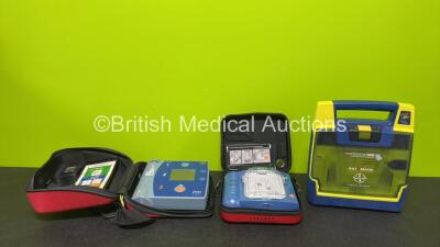 Job Lot Including 1 x Cardiac Science Powerheart AED G3 Defibrillator, 1 x Philips Heartstart FR2+ Defibrillator in Case and 1 x Philips Heartstart Defibrillator in Case