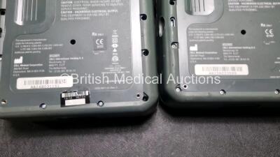 2 x Zoll AED PRO Defibrillators (Both Power Up with Stock Battery Stock Battery Not Included, 1 x with Light Scratches On Screen) In Carry Case - 5