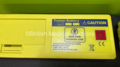 2 x Cardiac Science AED Trainer Batteries and 2 x AED Trainer Remotes (1 x Damage to Casing - See Photos) - 6