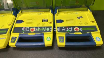 4 x Cardiac Science Powerheart AED G3 Automated External Defibrillators with 4 x Batteries (All Power Up) - 3