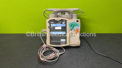 Philips Heartstart MRx Defibrillator (Powers Up with Scratched Screen - See Photos) Including Pacer ,ECG and Printer Options with External Paddle Dock, External Hard Paddles, 1 x 3 Lead ECG Lead, 1 x Philips M3538A Battery and 1 x Philips M3539A Module