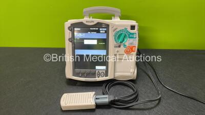 Philips Heartstart MRx Defibrillator (Powers Up) Including Pacer ,ECG and Printer Options with 1 x Paddle Lead, 1 x Test Load, 1 x Philips M3538A Battery and 1 x Philips M3539A Module