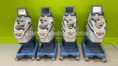 4 x Sorin Xtra Autotransfusion Systems Ref 75220 (All Power Up - 1 x Cracked Screen Surround) *S/N BO20805 D12 / BO20400 N11 / BO20437 N11 / BO2032 N11*