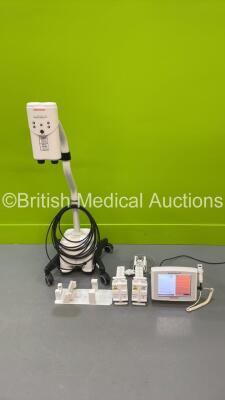 MedRad Spectris Solaris EP MR Injection System on Stand with Accessories Including Monitor, Batteries and Charger (Powers Up) *3034691 100273*