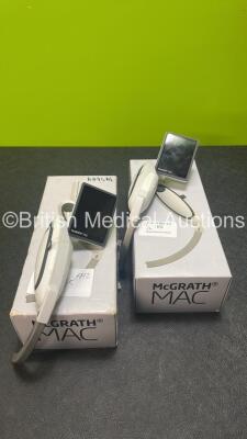 2 x Aircraft Medical McGrath Mac Portable Video Laryngoscope