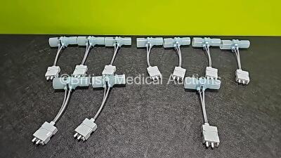 10 x GE Datex-Ohmeda Anaesthetic Machine Flow Sensors Ref 2089610-001 *Mfd 2 x 2018, 3 x 2020, 1 x 2021 & 4 x 2022*