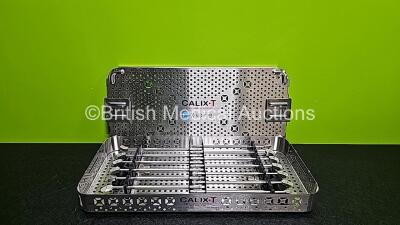 X-Spine CALIX-T Peek Lumbar System Instrument Set In Sterilization Tray