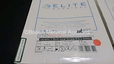 Job Lot Including 4 x Providence Medical Technology GL-DTRAX Cervical Cage B Ref PD-31-400 *Expired*, 1 x Providence Medical Technology GL-DTRAX Cervical Cage-T System Ref DX-10-500 *Expired*, 2 x Providence Medical Technology GL-DTRAX Cervical Cage-SE S - 4