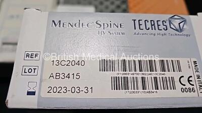 Job Lot Including 4 x Providence Medical Technology GL-DTRAX Cervical Cage B Ref PD-31-400 *Expired*, 1 x Providence Medical Technology GL-DTRAX Cervical Cage-T System Ref DX-10-500 *Expired*, 2 x Providence Medical Technology GL-DTRAX Cervical Cage-SE S - 7