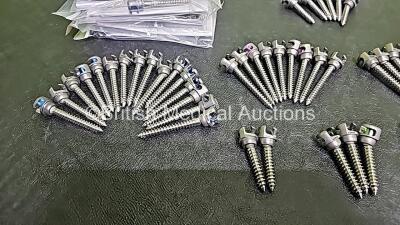 Various X-Spine Surgical Screws Including 6.5-50mm, 6.5-35mm, 5.5-55mm, 5.5-40mm, 7.5-50mm, 6.5-55mm, 7.5-55mm, 6.5-40mm, 7.5-45mm, 7.5-40mm and 7.5-35mm - 3