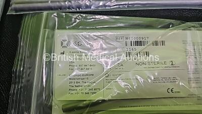 Mixed Lot Including 2 x Kyphoplasty Balloon Catheter, 3 x IN OSS Injectable Bone Substitute, 2 x Graspers and Various X-Spine Straight and Bent Rods - 11