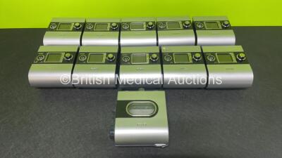 10 x ResMed S9 Autoset EPR CPAP Units with 1 x ResMed H5i Humidifier Chamber (All Missing Rear Labels - See Photos) - 2