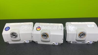 3 x ResMed Airsense 10 Autoset For Her CPAP Units (All Up with Stock Power Supply, 1 x Missing Humidifier Chamber, 2 x Missing Rear Labels - See Photos) - 7