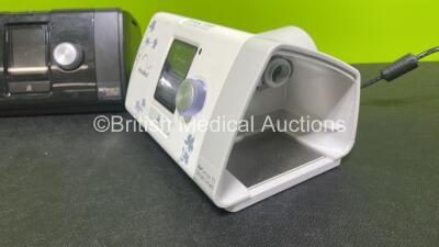 Job Lot Including 1 x ResMed Airsense 10 (Damage to Casing, Missing Badge, Missing Humidifier Chamber and Side Door - See Photos) 1 x ResMed Airsense 10 Autoset For Her CPAP Unit (Missing Humidifier Chamber) and 1 x ResMed Airsense 10 Autoset (All Power U - 3