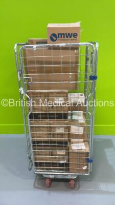 Cage of Mixed Consumables Including mwe Sigma Virocult Swabs and Face Masks (Cage Not Included - Out of Date)