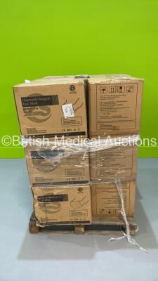 Pallet of 15 Boxes of Disposable Face Masks (2000 Per Box - Out of Date)