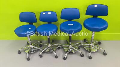 4 x Hydraulic Dental Stools (Hydraulics Tested Working)