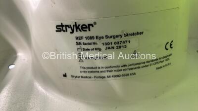 Stryker REF 1089 Eye Surgery Stretcher with Mattress (Hydraulics Tested Working) - 2