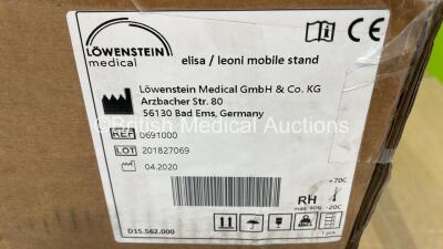 5 x Lowenstein Medical Elisa / Leoni Mobile Stands Ref 0691000 - 2