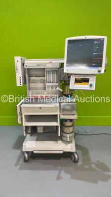 Datex-Ohmeda Aestiva/5 Anaesthesia Machine with Datex-Ohmeda Aestiva 7900 SmartVent Software Version 4.8 PSVPro, GE Carescape B850 Monitor, GE E-PSMP-00 Multiparameter Module with NIBP, P1, P2, T1, T2, SPO2 and ECG Options, Bellows, Absorber and Hoses (Po