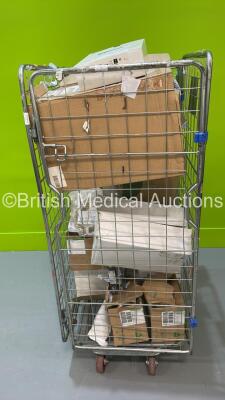 Cage of Mixed Consumables Including Medtronic Rotatable Fusion Blades, Ethicon Megadyne Tube Sets and Boston Scientific UroUltra Kits with Encore 26 Inflator (Cage Not Included - Majority Out of Date)