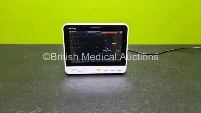 Mindray ePM 10 Patient Monitor *Mfd 2022* (Powers Up) with ECG, SPO2, NIBP, T1 and T2 Options *SN AC72A060125*