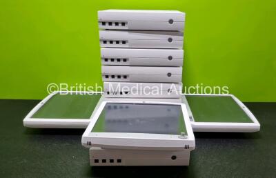 Job Lot Including 8 x GE B850 Monitoring Units with 3 x GE D19KT Display Monitors *cage*