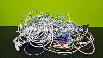 Job Lot Including Various Patient Monitoring Leads/Cables *SN NA*