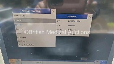 4 x Philips IntelliVue MP70 Patient Monitors (All Power Up, 1 x Missing Badge, 1 x Missing Case and All Cracked/Damaged Cases - See Photos) *SN DE84381536 / DE84381527 / DE61743062 / DE52034763* - 3