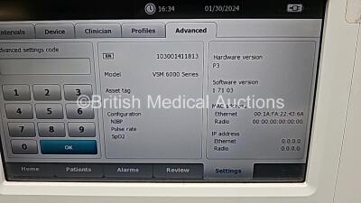 Job Lot Including 2 x Philips IntelliVue MP70 Patient Monitors (Both Power Up, Both Damaged Cases and 1 x Missing Dial - See Photos), 1 x Philips IntelliVue MP30 Touch Screen Patient Monitor (Powers Up, Missing Battery Door and Damaged Case - See Photos) - 4