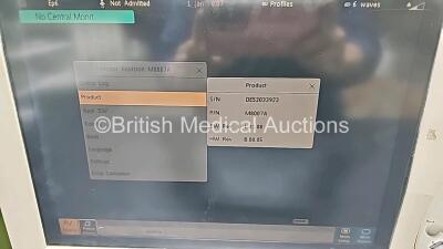 Job Lot Including 2 x Philips IntelliVue MP70 Patient Monitors (Both Power Up, Both Damaged Cases and 1 x Missing Dial - See Photos), 1 x Philips IntelliVue MP30 Touch Screen Patient Monitor (Powers Up, Missing Battery Door and Damaged Case - See Photos) - 11