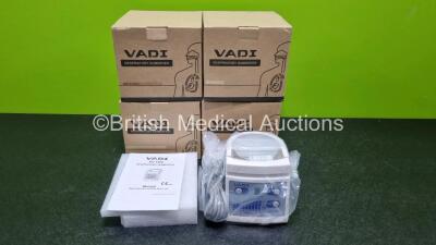 4 x Vadi VH-1500 Respiratory Humidifier Units (Like New In Box, 2 Pin Power Supply)