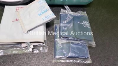 Mixed Lot Including 1 x 3M TR-302E+ Powered Air Turbo Unit, 1 x Ameda Elite Breast Pump. 1 x Family Medical NB201C Nebulizer, 4 x BP Cuffs and IntelliVue Information Centre Instructions - 5