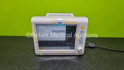 Drager Vista 120S Patient Monitor Including ECG, SPO2, IBP1, IBP2, IBP3, T1, T2, NIBP,CO2 and C.O Options *Mfd -2020* (Powers Up Like New In Box) with Stand *28364*