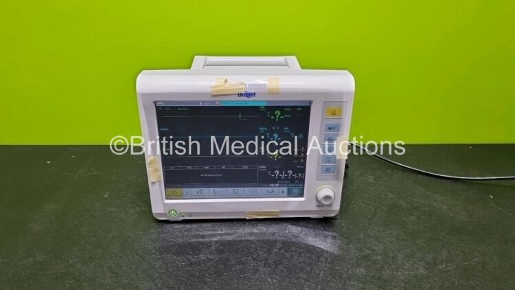 Drager Vista 120S Patient Monitor Including ECG, SPO2, IBP1, IBP2, IBP3, T1, T2, NIBP,CO2 and C.O Options *Mfd -2020* (Powers Up Like New In Box) *28364*