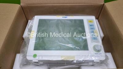 Drager Vista 120S Patient Monitor Including ECG, SPO2, IBP1, IBP2, IBP3, T1, T2, NIBP,CO2 and C.O Options *Mfd -2020* (Powers Up Like New In Box) *28364* - 2